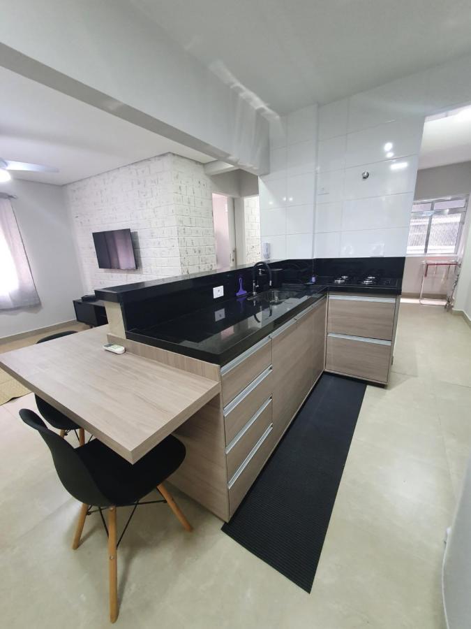 Apartamento Enseada Guarujá 2 qtos 6 pess 300 mts praia lindo Exterior foto